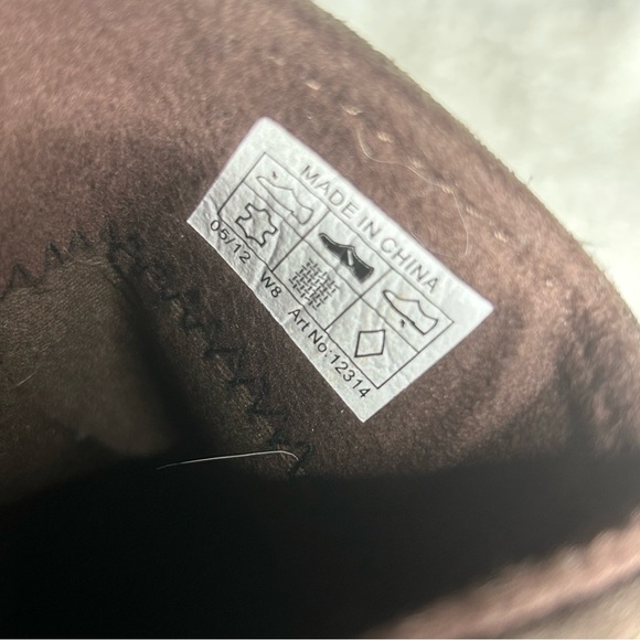 CROCS Womens Brown Suede Slip On Clog Mule Classic Casual Comfort sz w8. - Picture 6 of 7